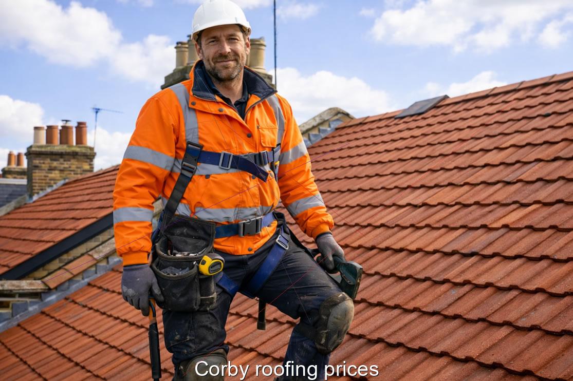 Corby roofing prices